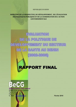 Evaluation de la Politique de Développement du Secteur de la Santé au Bénin (2002-2006)