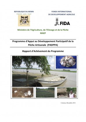 Rapport d'achèvement du Programme d'Appui au Développement Participatif de la Pêche Artisanale (PADPPA)