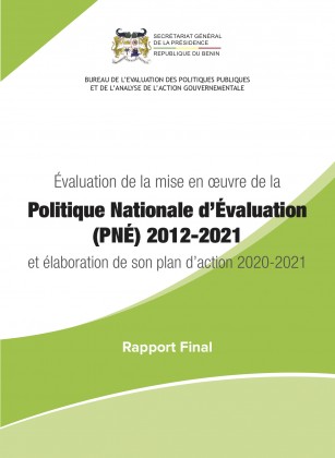 Evaluation de la mise en oeuvre de la Politique Nationale d'Evaluation (PNE) 2012-2021